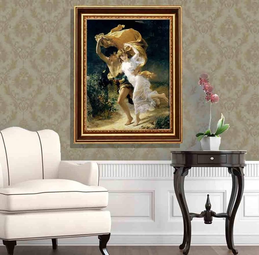 絵画 The STORM Amazon.com: ELITEART -The Storm By Pierre Auguste Cot Giclee